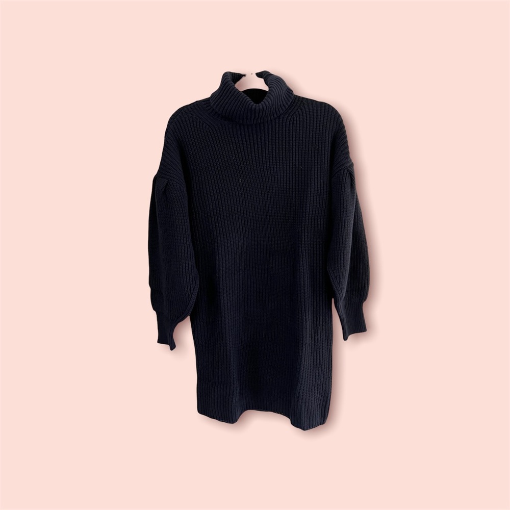 Navy Sweater Dress
